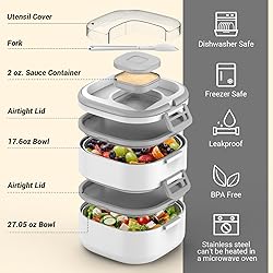 PEDECO Double Layer Kid Bento Box,removable lunch