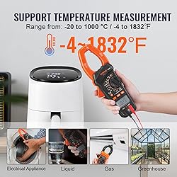 VEVOR Digital Clamp Meter T-RMS, 6000 Counts, 1000A