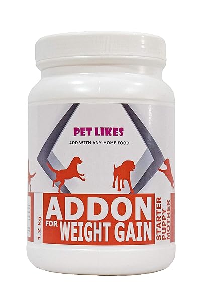 Pet Likes ADDON for Weight Gain in Puppies/Dogs (Results in 3 Weeks) 1.2 kg