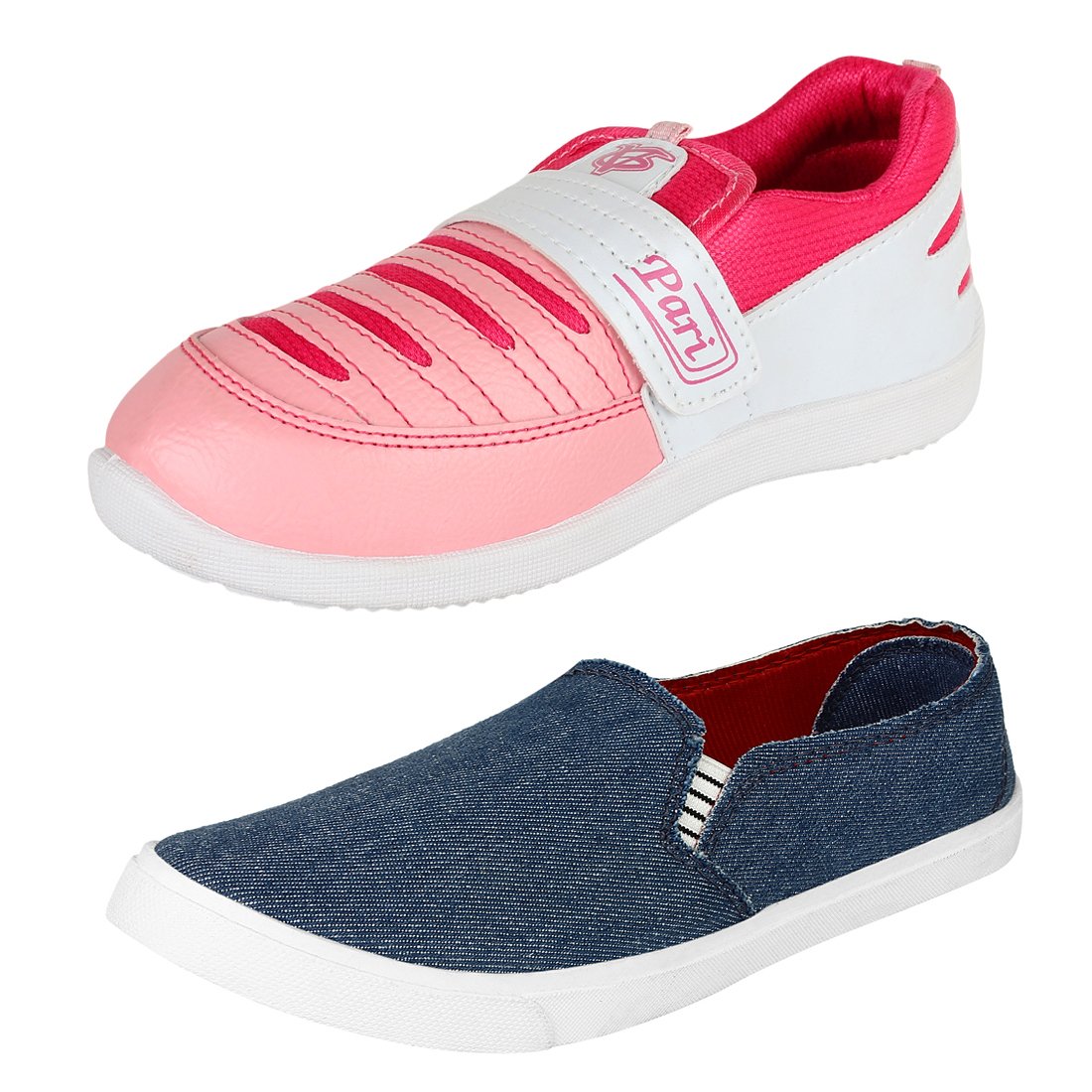 earton women combo pack of 2 casual shoes sneakers with laofer