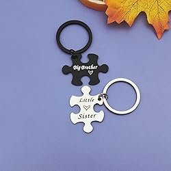 Jielahua Brother Sister Keychain Set Gifts Little