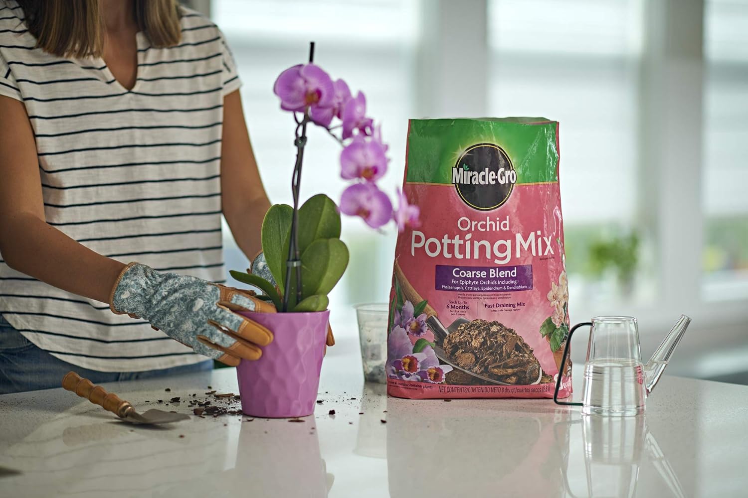 Miracle-Gro Orchid Potting Mix Coarse Blend, 8 qt. : Soil And Soil Amendments : Garden & Outdoor