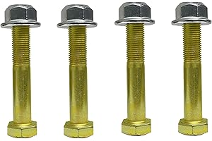 Suspension Dudes 4PC M12-1.25 x 70 Partially Threaded Bolts with Flange Nuts Corrosion Resistance for Automotive Market & Hig
