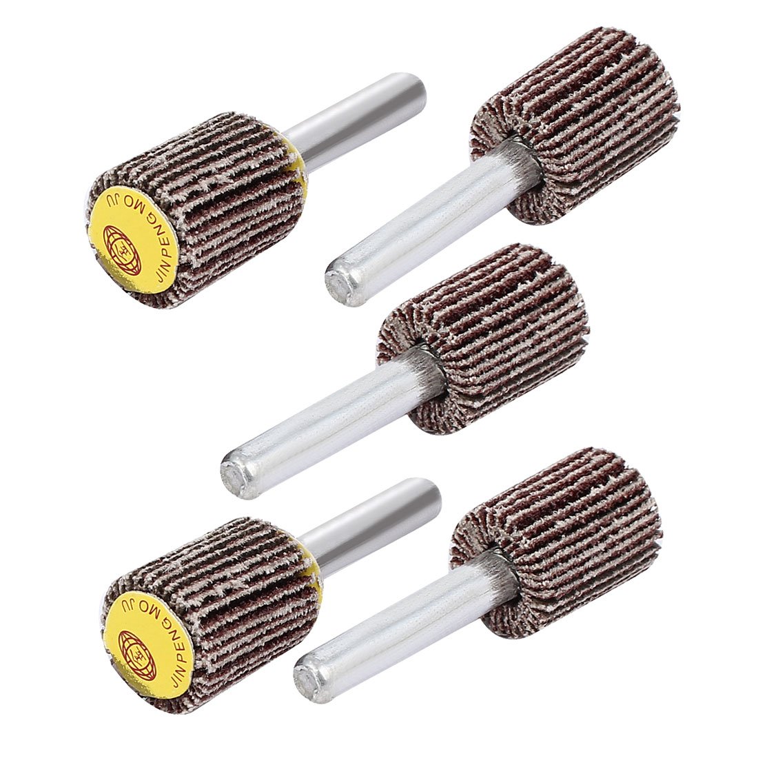 sourcingmap 15mmx50mm Polishing Grinding Abrasive Flap Wheels 5pcs