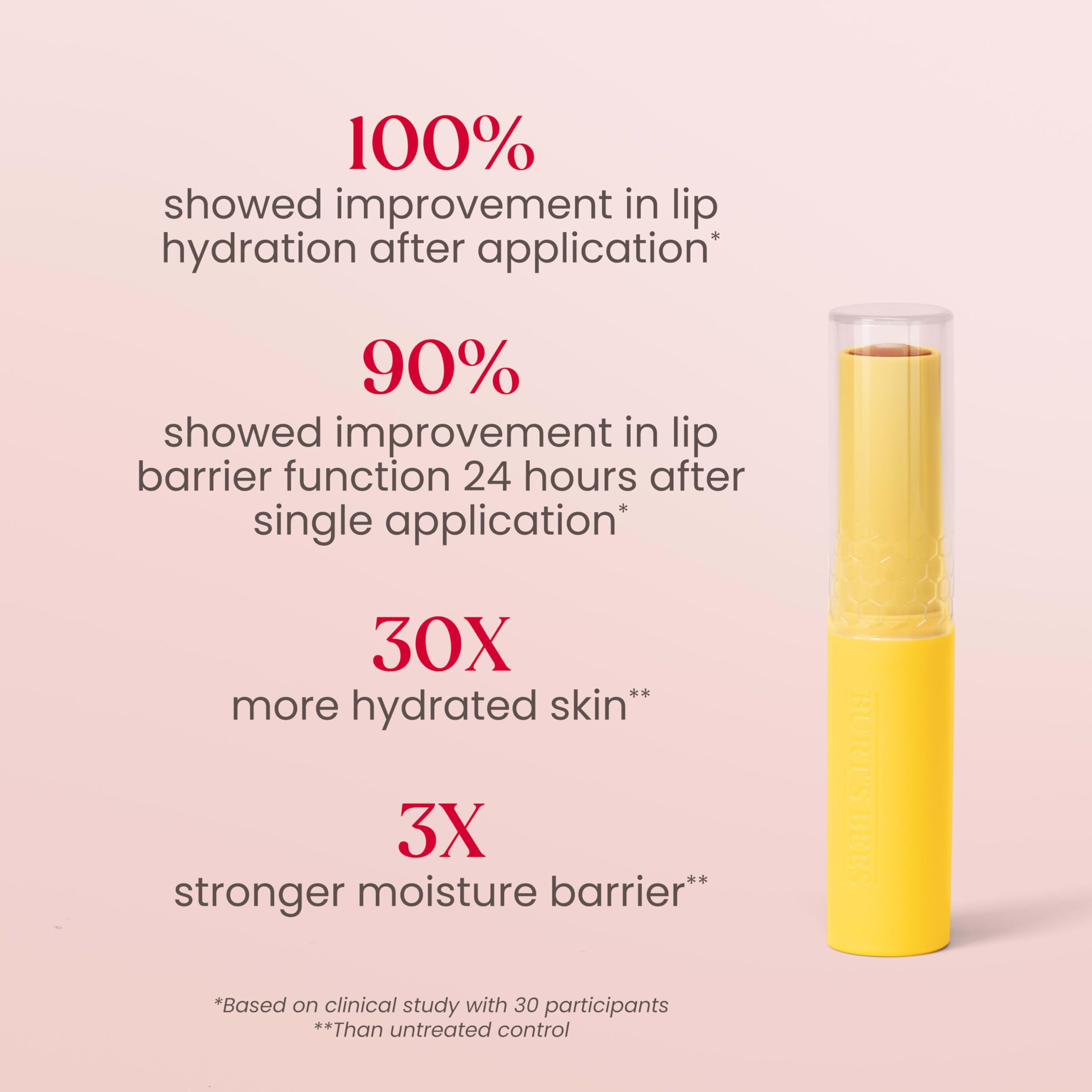 Burt’s Bees Stocking Stuffers Tinted Boosted Balm, Misty Mauve, Hydrating Tinted Lip Balm, 24 Hour Lip Moisturizer with Responsibly Sourced Beeswax, 100% Natural Origin, 1 Count, 0.16oz