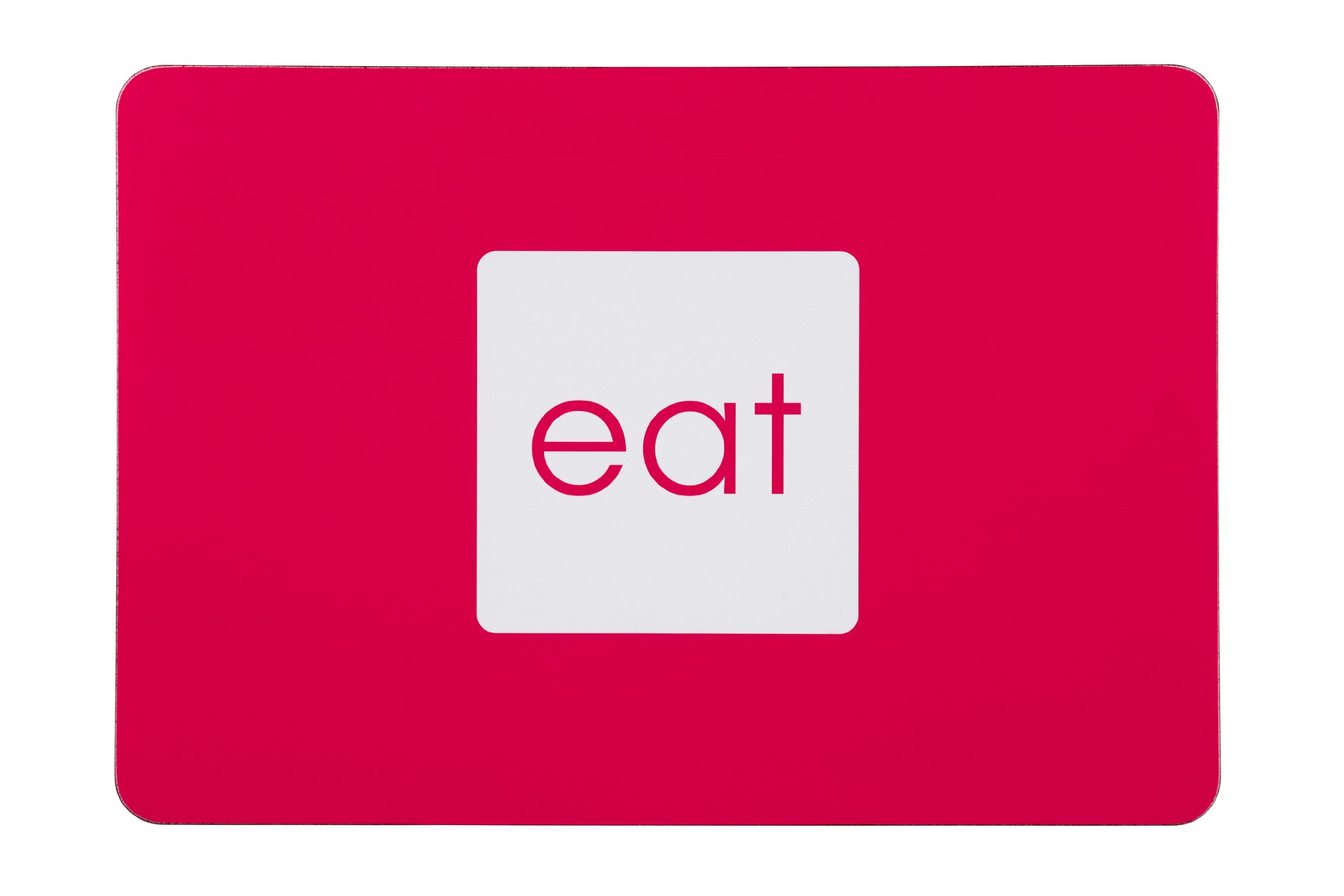 Premier Housewares Eat Placemats - Hot Pink, Set of 4
