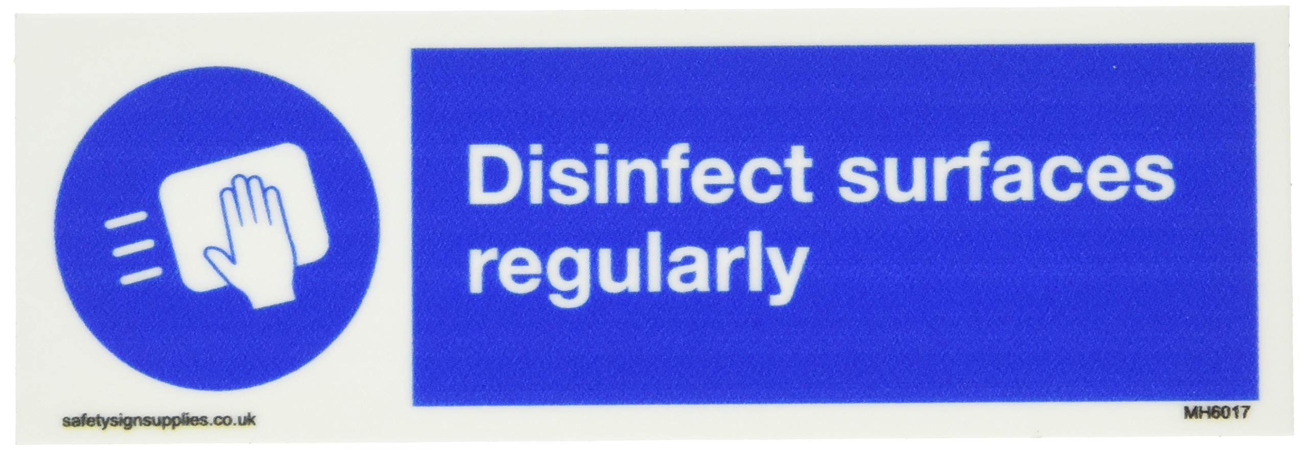 Disinfect surfaces regularly