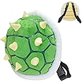 RGVV Green Koopa Troopa Backpack Turtle Shell Green Soft Stuffed Cartoon Toys 11.5“