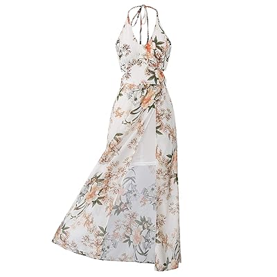 Jasambac Womens Casual Halter Maxi Dress Split Nigeria | Ubuy