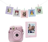 INSTAX Mini 12 Accessory Kit Blossom Pink Camera Case Photo Album Cards Pegs view 2