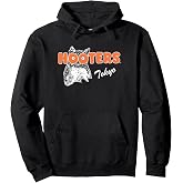 Hooters Tokyo Destination Restaurant Souvenir Retro Foodie Pullover Hoodie