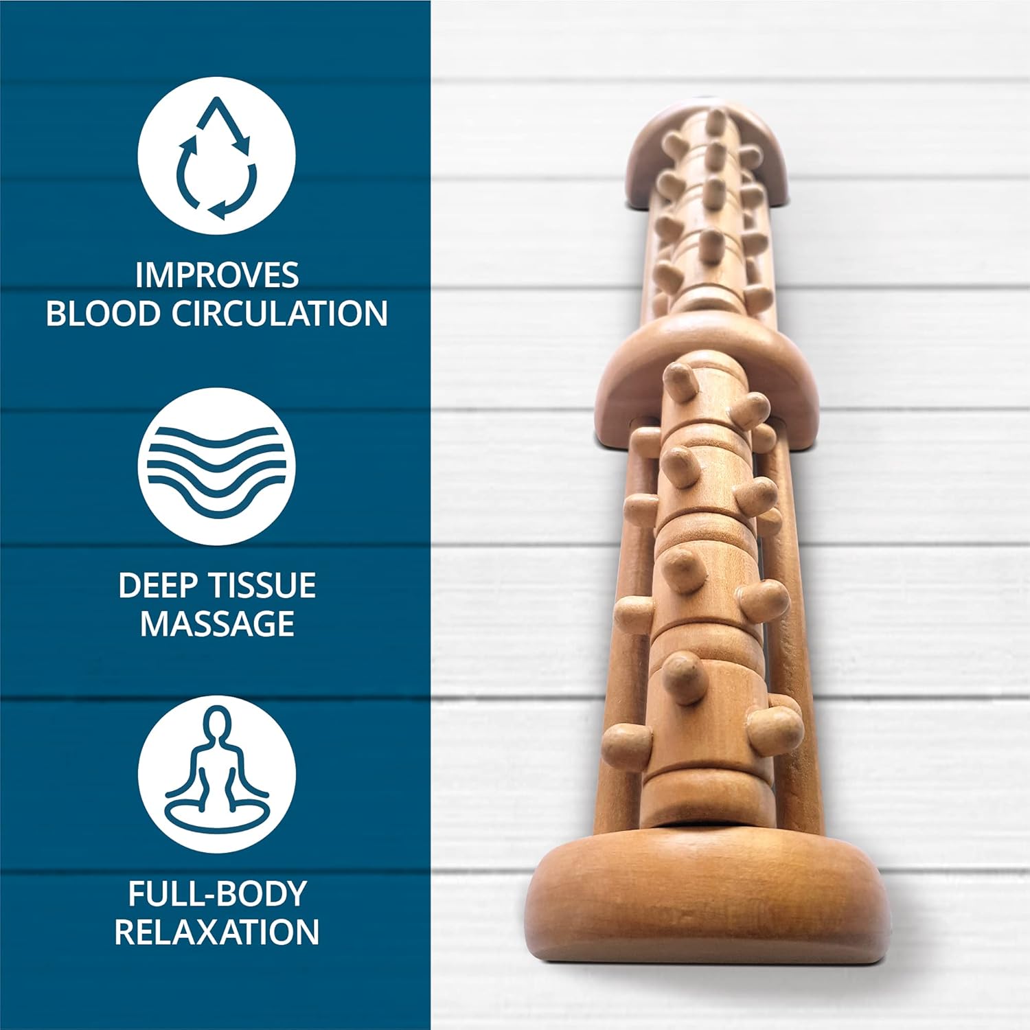 TheraFlow Deep Tissue Foot Massager Roller (Dual Foot). Plantar Fasciitis & Pain Relief. Shiatsu & Acupressure Reflexology Tool, Myofascial Release, Trigger Point Acupuncture. Stress Relief Relaxation: Health & Personal Care