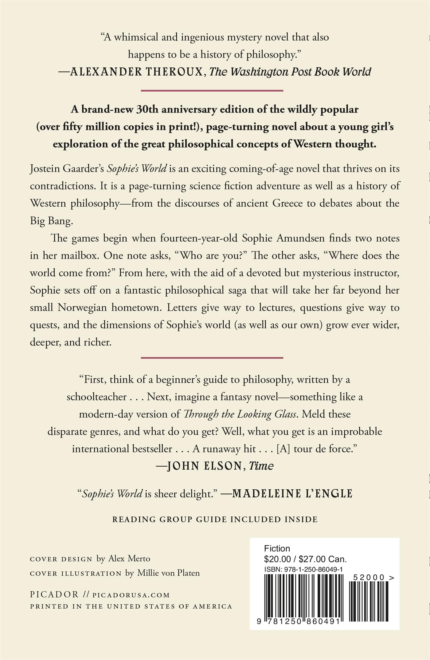 Sophie's World (FSG Classics)