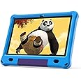 VOLENTEX 10 Inch Kids Tablet with Case, 10 Inch Android Tablet for Kids, 6GB RAM 64GB ROM, Parental Control, Educational Games Pre-Installed, Dual Camera, 6000mAh, Bluetooth (Blue)