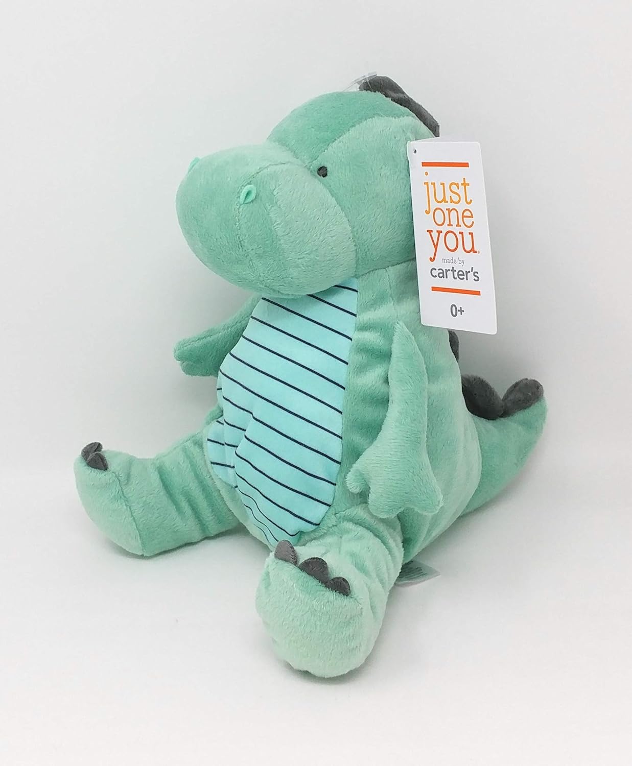 carters green dinosaur plush