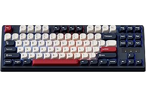 Keychron KJ4 Wireless Custom Mechanical Keyboard, 2.4 GHz Bluetooth QMK 80% Layout RGB, Hot-swappable Banana Switch Compatibl