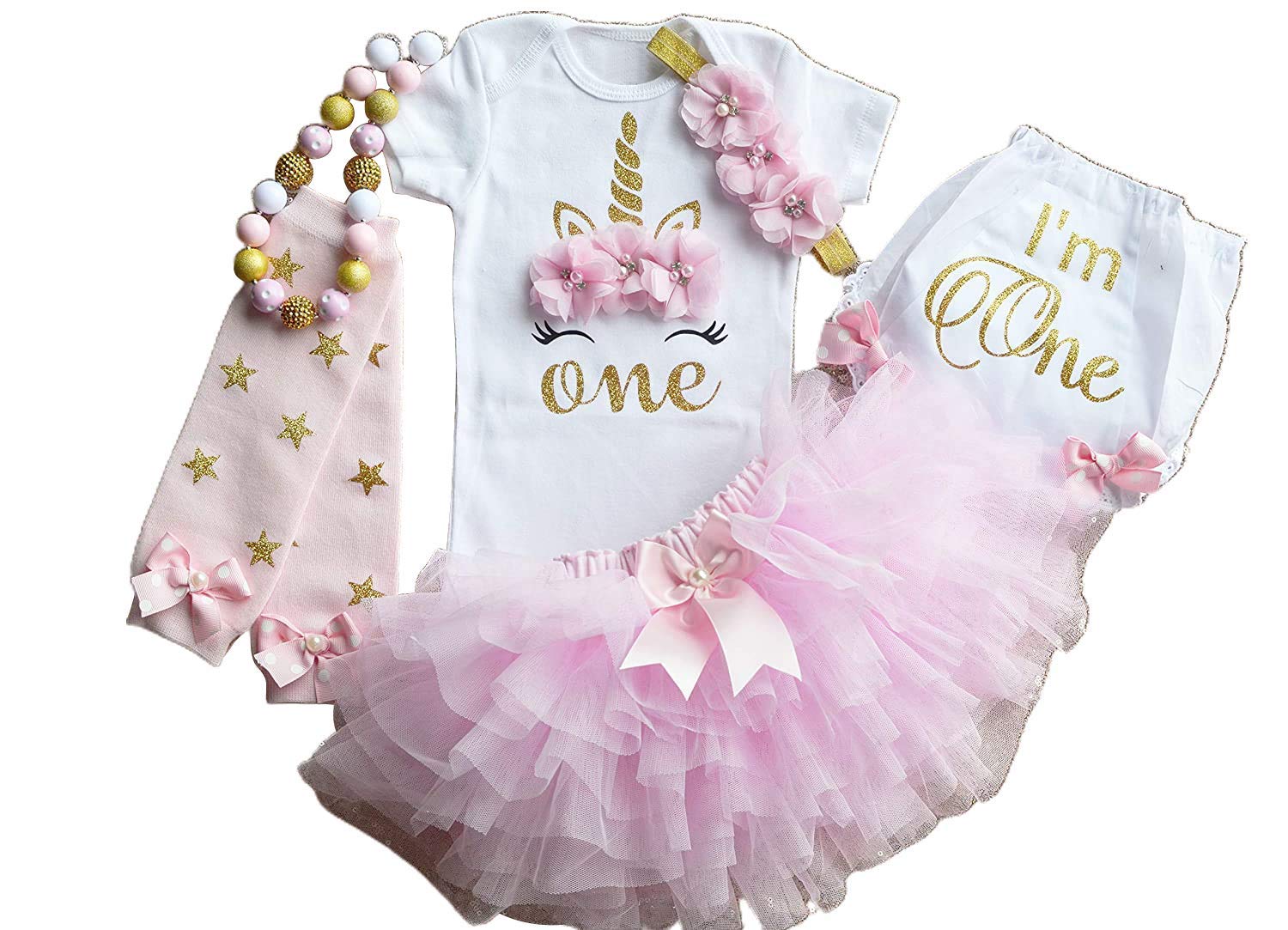 unicorn birthday outfit 1 year old