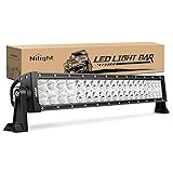 Nilight - 70003C-A 22" 120w LED Light Bar Flood