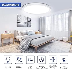 DEALGADGETS Flush Mount Ceiling Light