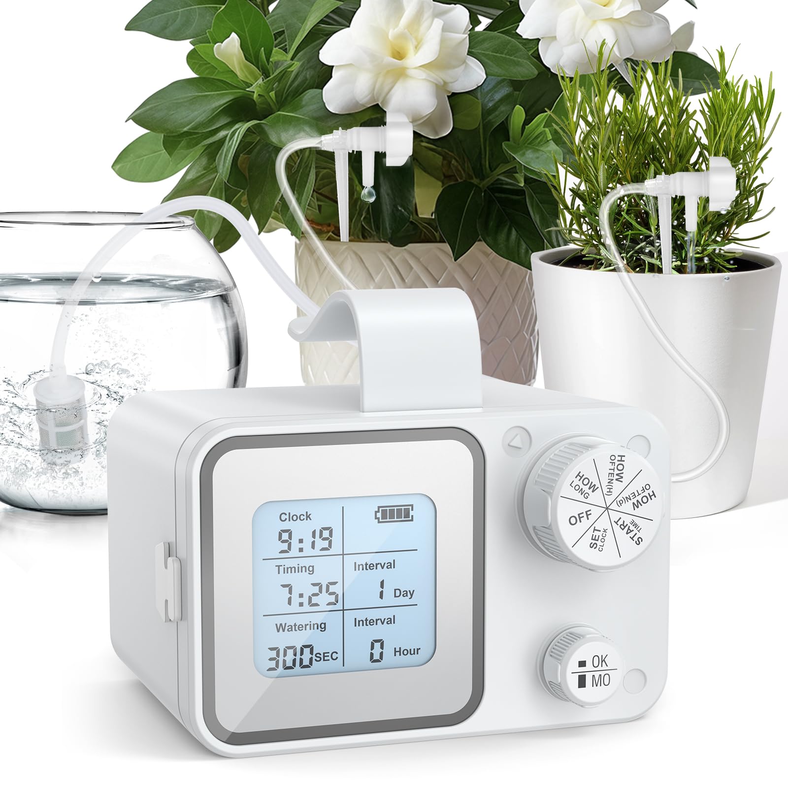 Photo 1 of [2025 Upgraded] Automatic Plant Waterer Indoor, Adjustable Premium Automatic Drip Irrigation Kit Plant Waterer for 15 Potted Plants, Plant Watering System with Water Timer