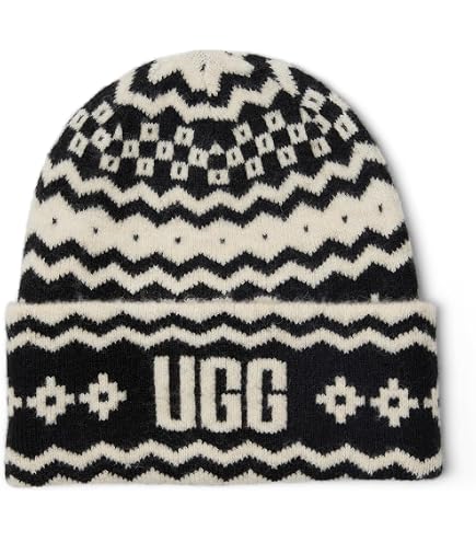 UGG Men's High Crown Beanie, Black II, One Size at Amazon Men's