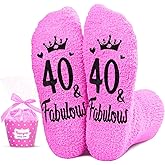 HAPPYPOP Birthday Gifts for Women - Funny Birthday Socks for 40 60 70 55 65 Year Olds