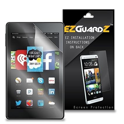 (3-Pack) EZGuardZ Screen Protector for Amazon Fire HD 6 Kid's Edition (2014) (Ultra Clear) 3Pack EZGuardZ Screen Protector for Amazon Fire HD 6 Kids Edition 2014