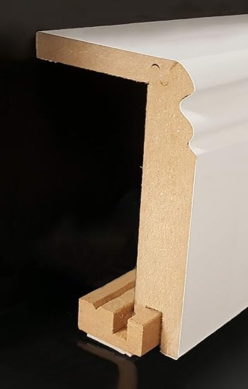 Heizrohrabdeckleiste 96 x 64 mm 719.9664.31 -mit selbstklebendem Montageprofil | Verkleidung | Heizrohr Abdeckung | Rohrverkl