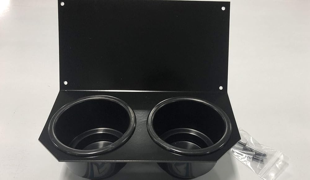 Fits Honda Pioneer 1000 Jumbo Cup Holder Drink Smooth Black