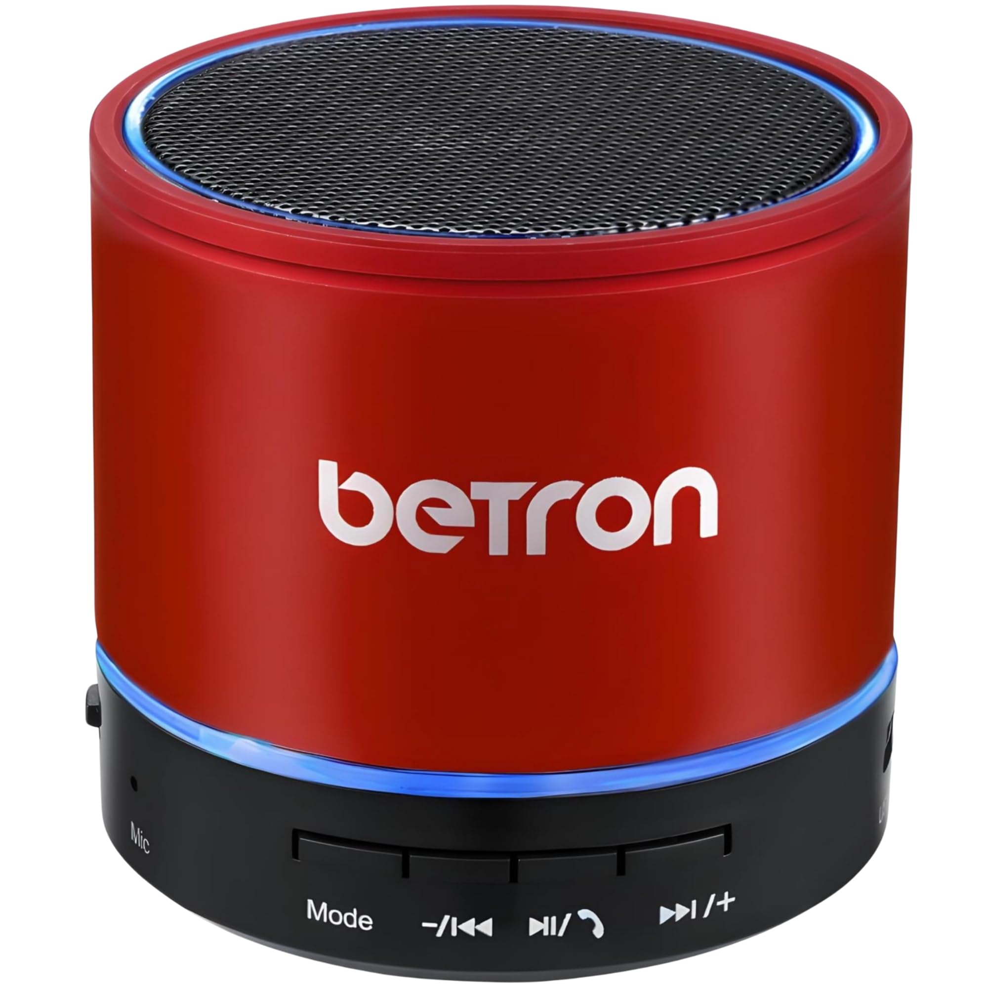 Betron KBS08 Bluetooth Speaker, Wireless, Portable, Mini, Red