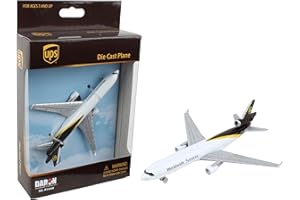 Daron Toy Airplane – UPS MD-11 – Die-Cast Metal Model Airplane Toy with Plastic Parts for Kids Ages 3+