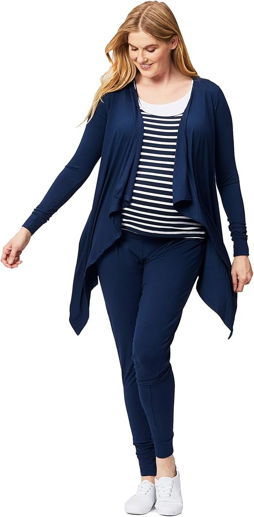 petite waterfall cardigan