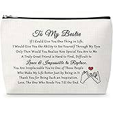 Long Distance Friendship Gift Makeup Bag for Bestie Best Friend Birthday Gift Friendship Gifts for BFF Christmas Birthday Gifts for Coworker Classmate Valentines Day Cosmetic Bag for Soul Sister