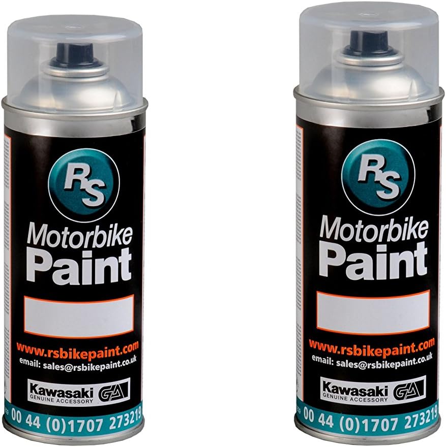 RS Bike Paint Kawasaki 660 Metallic Spark Black 400ml aerosol (aerosol lacquer also included)