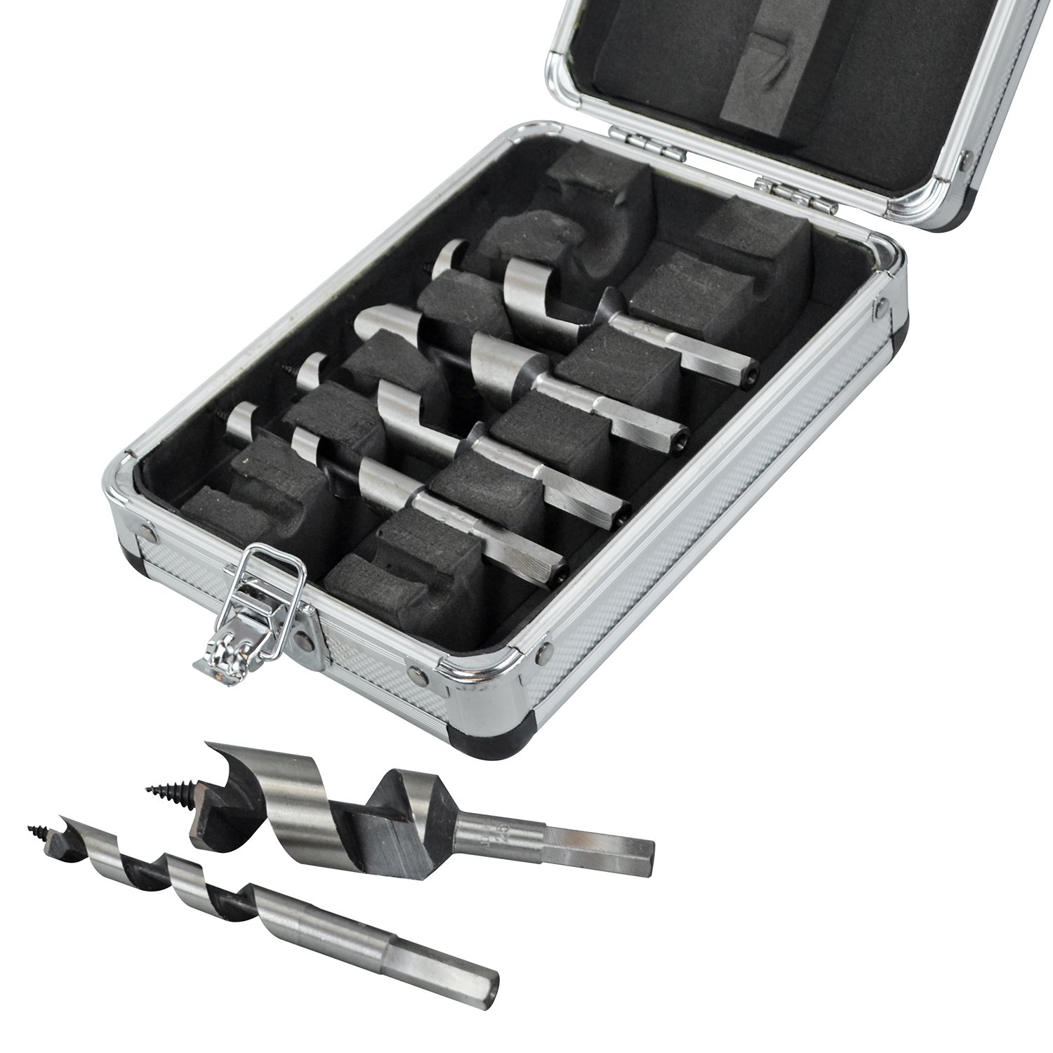 Faithfull CASSET6 Combination Auger Bit Set 10-25mm Stubby (6 Pieces)