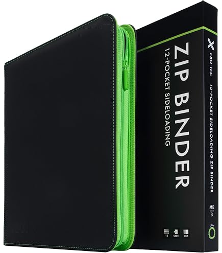 Vault X 12 Pocket Zip Binder, 480 Cards, Exo-Tec Material, 20 Side