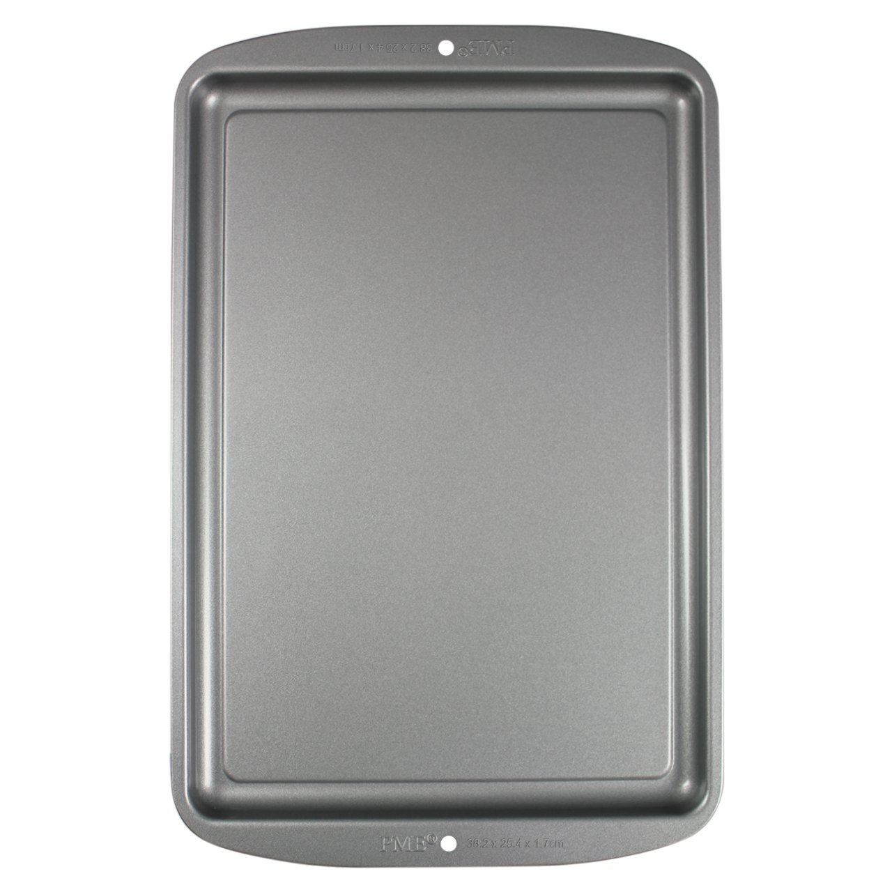 PME CSB114 Carbon Steel Non-Stick Medium Cookie Sheet 15 x 10-Inch, Grey