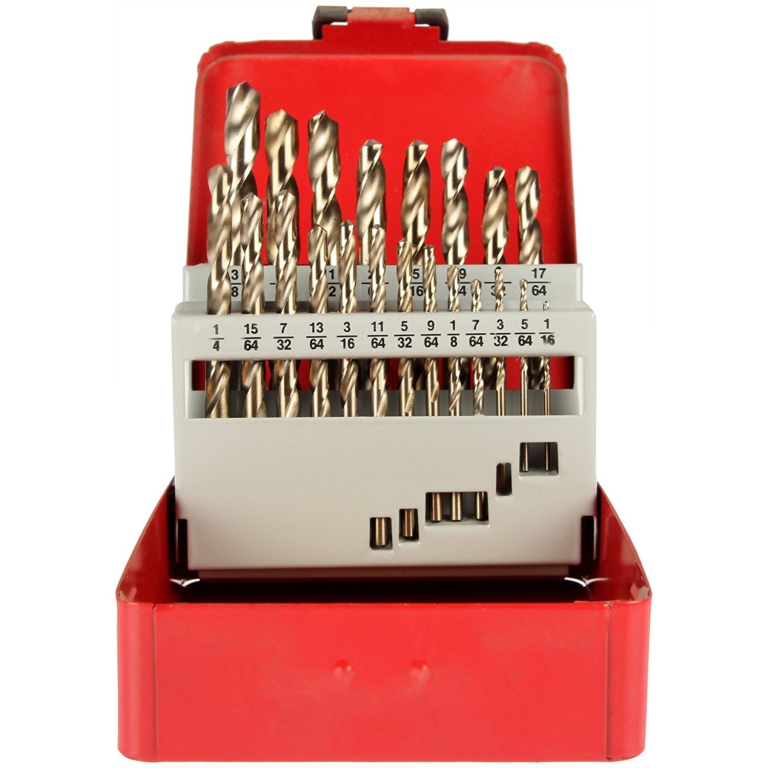 Miranda MIR21GLD1 Gold Jobber Drill Bit Set Size 1/16 Inch to 3/8 Inch