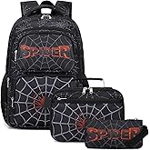 JIANYA School Backpack for Boys and Girls Elementary Children's School Bag Kids Backpack with Lunch Box