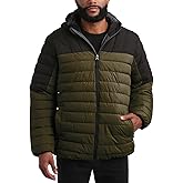 Bass Creek Outfitters Mens Puffer Jacket - Weather Resistant Midweight Quilted Warm Insulated Winter Coats for Men