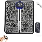 ZoRhael Foot Massager with Remote Control, Foot Stimulating Massage Mat Improves and Promotes Muscle Stimulator, 8 Modes 19 Levels, Foot Mat System for Pain Relief (KTR-4034)