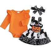 Baby Girl Halloween Clothes Romper Overall Skirt Dress Cute Newborn Outfit