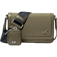 Michael Kors Men's Hudson Aviator Crossbody Bag, Black, One