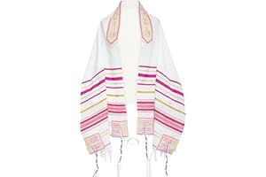 3 ARCHES USA The Blessing Tallit, Messianic Prayer Shawl Christian-Messianic Tallit 72”X22” With Bag & Brochure-Israel Design