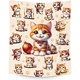 Girls Blankets Gifts Cat Blanket for Cat Lovers Toddlers Granddaughter, 40"x50" Cute Flannel Kids Throw for Couch Sofa