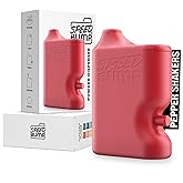 Portable Pepper Shaker (Red) - Shaker Bottle for Fine Salt &amp; Spices, 4g | One Hand Ground spices and seasonings Shaker Bottle - Travel Celtic Salt Cellar - Allspice container &amp; Kitchen Seasoning Set
