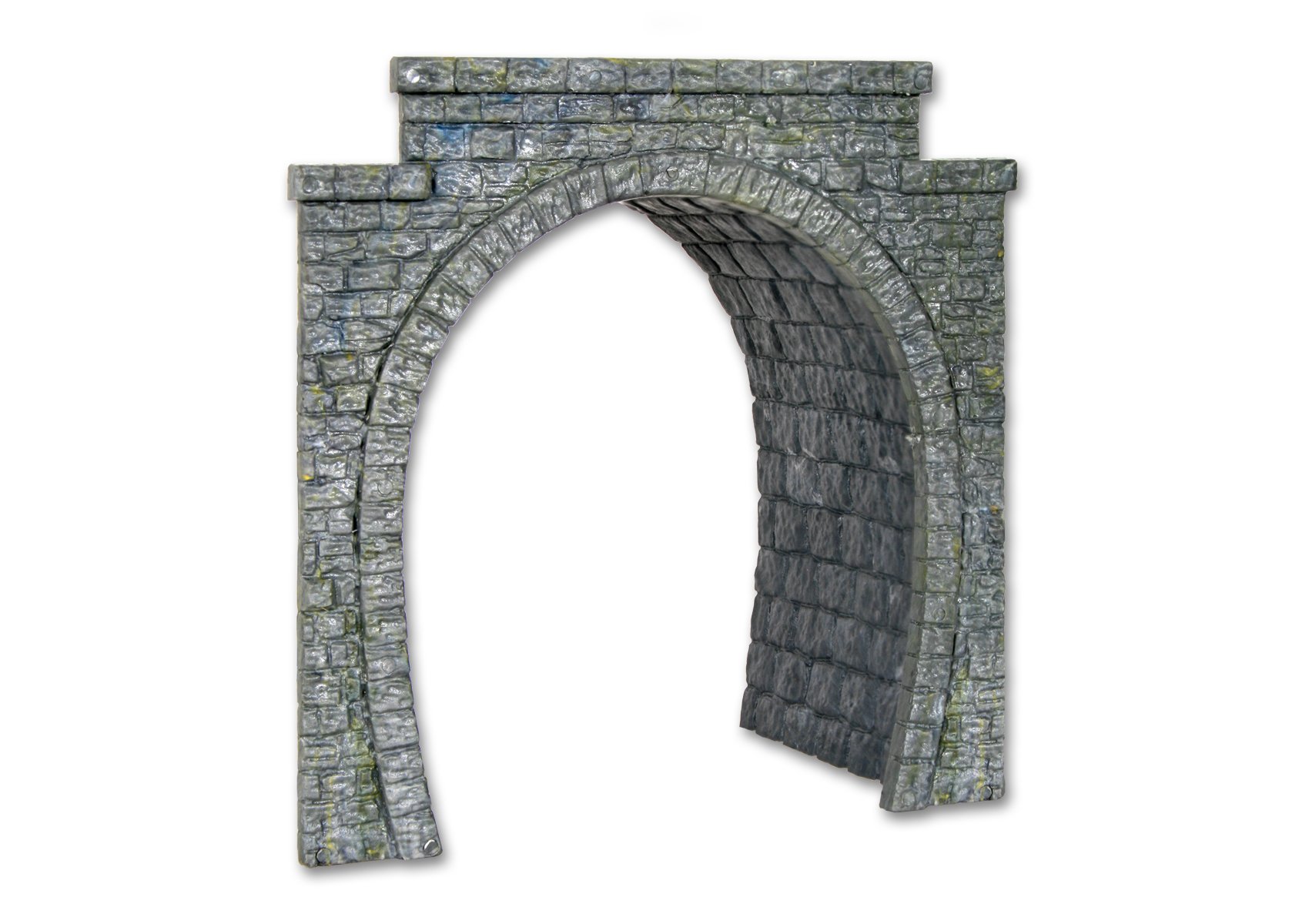 H0 Single track tunnel portal with short tunnel tube