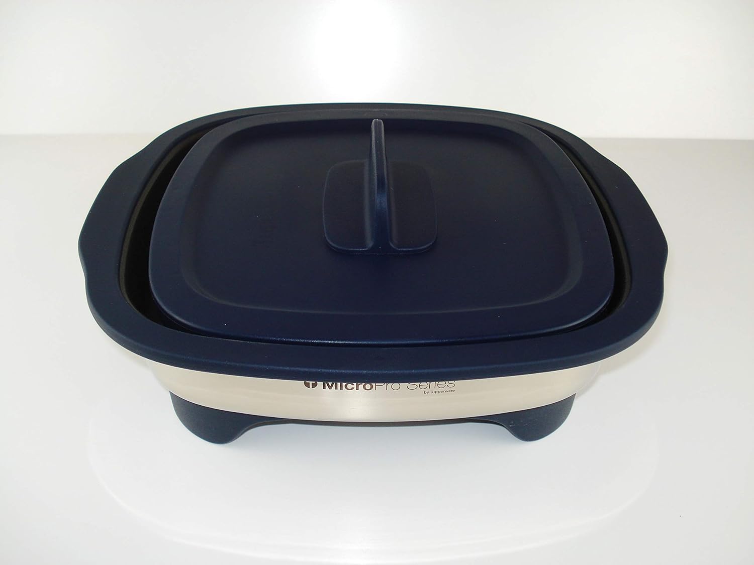 Tupperware MicroPro - Recipiente para asar color azul oscuro, para ...