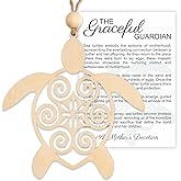 The Graceful Guardian Sea Turtle Ornament with Story Card, Sea Turtle Gifts for Women, Mothers Day Hanging Ornament for Mom, Mothers Day Tree Ornaments, Christmas Motherhood Story