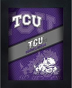 TCU Horned Frogs 3D Poster Wall Art Decor Framed Print | 14.5x18.5 | Lenticular Posters & Pictures | Gifts for Guys & Girls College Dorm Room & Bedroom | NCAA Super Frog Team Fan Logo & Mascot